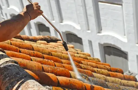 Nettoyage de toitures - Manom